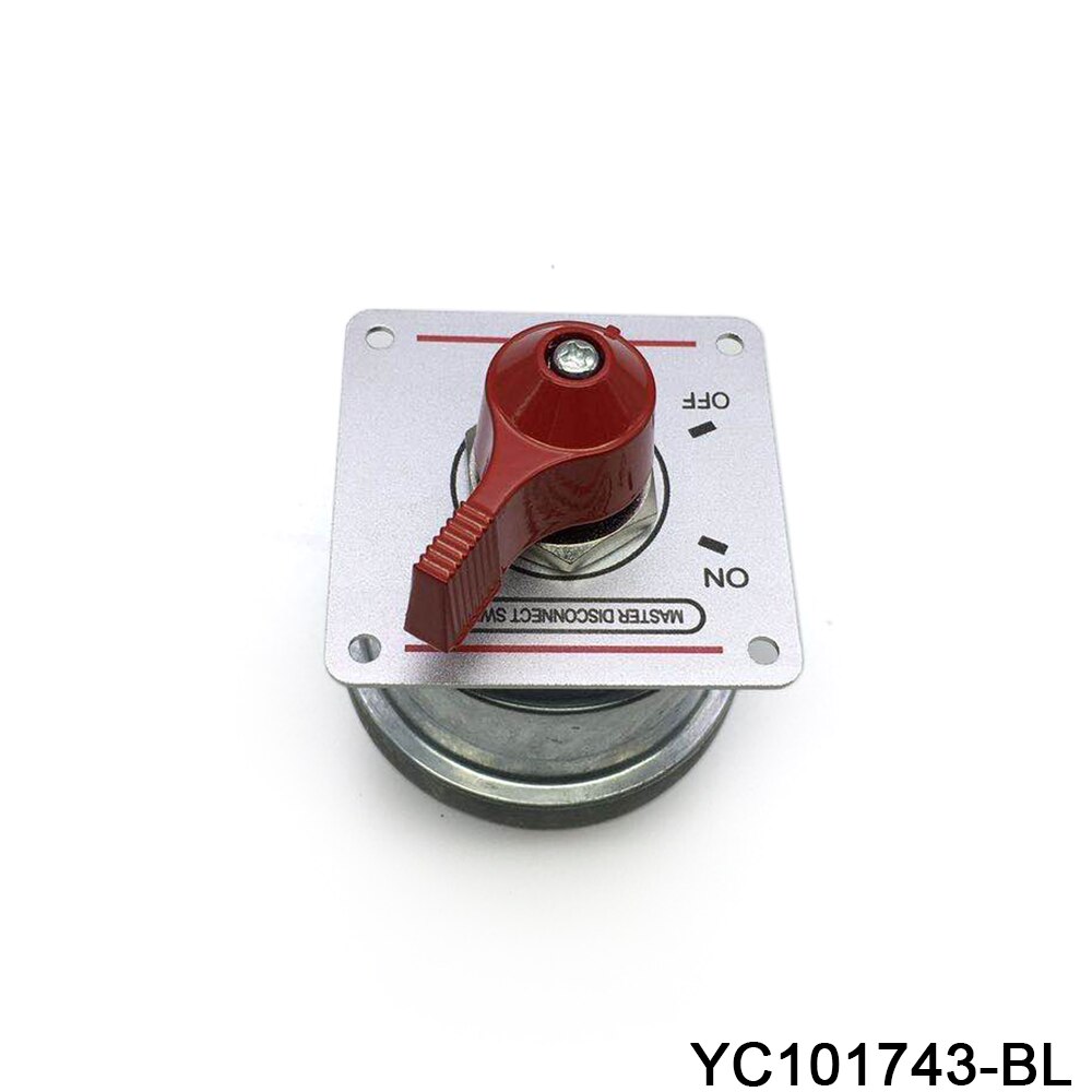 12V 125A Battery Master Disconnect Switch with Black Mounting Panel Battery Isolator