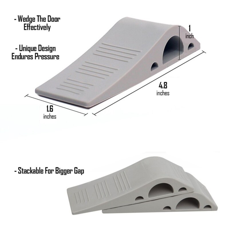 Arrêtoir de porte antidérapant en caoutchouc 3 pièces | Protection de sécurité pour bébé, Anti-Collision, arrêt de porte, accessoires de chambre pour enfants et maison