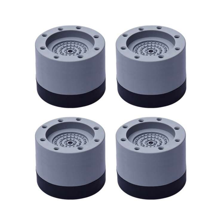 4Pcs Universal Anti-Vibration Feet Pads Washing Machine Rubber Mat Anti-Vibration Pad Dryer Refrigerator Base Fixed Non-Slip Pad: 4pcs 8.5cm