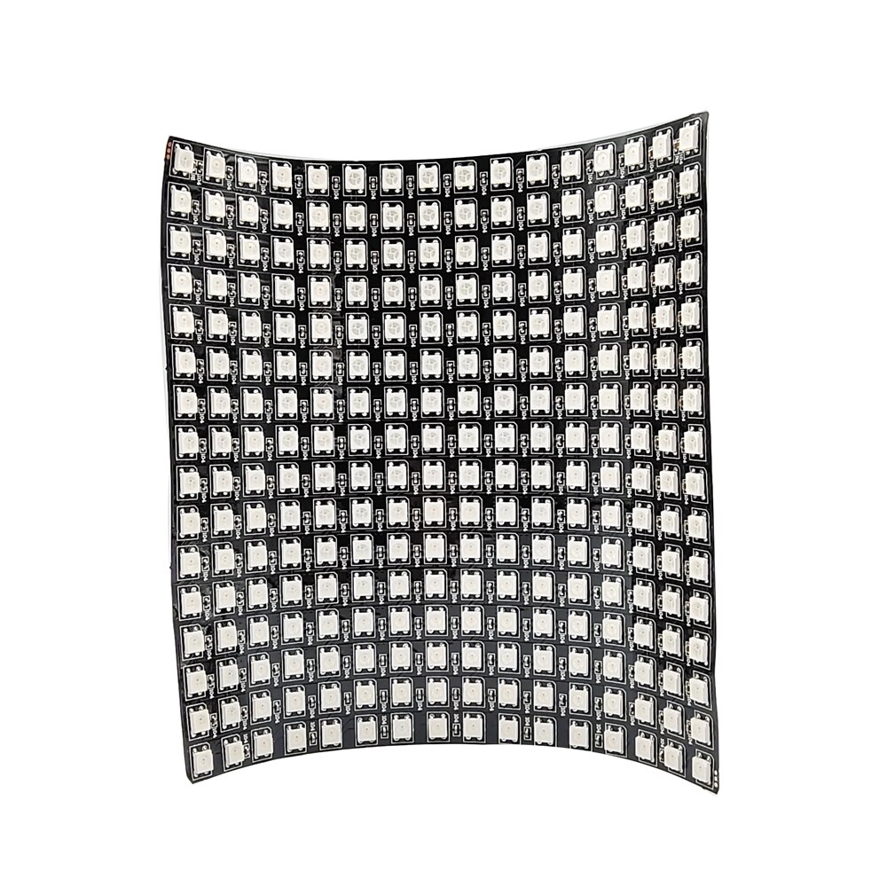 WS2812B 16X16 Module Matrix Screen LED Digital Flexible Individually Addressable Panel Light DC5V