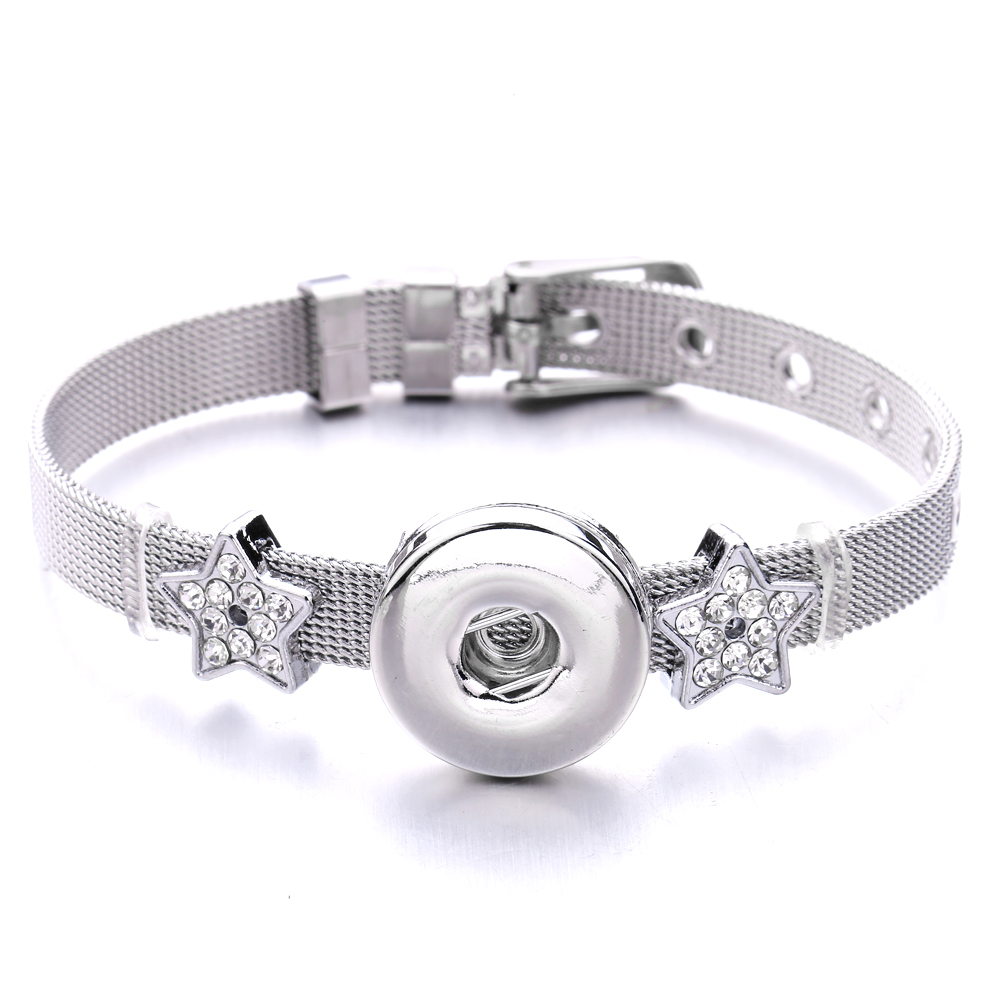 Verschillende Stijlen 20Mm 18Mm Drukknoop Bangle Diy Sieraden XH4007: S201