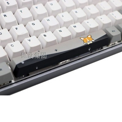 1pc PBT space key cap 6.25X 6.25U spacebar for mx switch mechanical keyboard OEM profile five-sided dye sublimation: kit 7