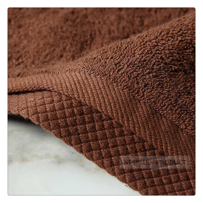 Juego de toallas de baño de lujo para adultos, 100% algodón, blanco, café, Morado, gris, toalla de rizo, paño de mano y cara