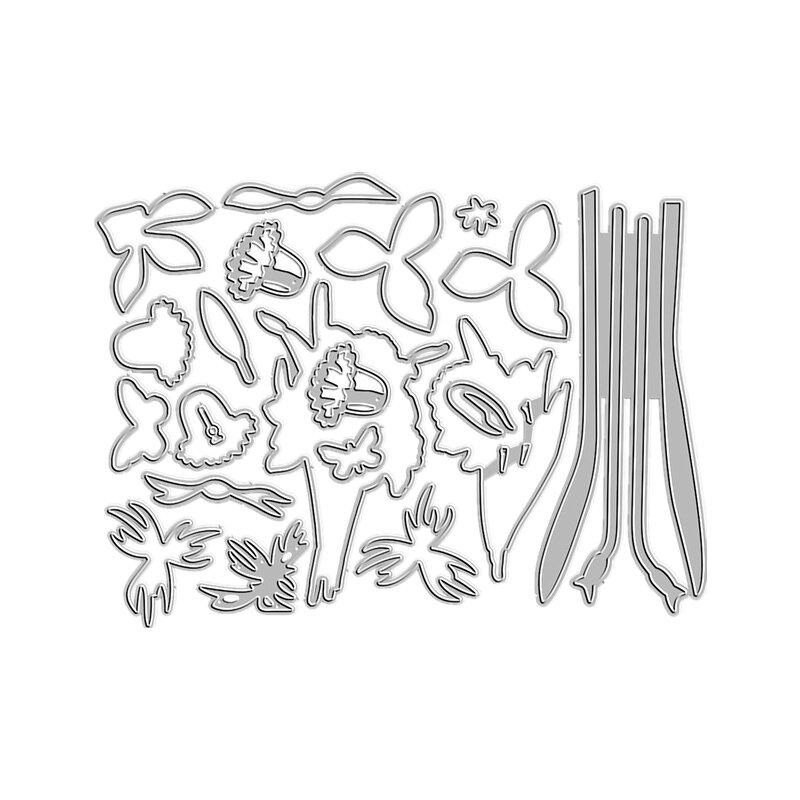 Diverses Matrices De Découpe De Fenêtre En Métal Pour Scrapbooking, Album Manuel De Bricolage, Pochoirs De Poinçonnage, Découpes De Fenêtres, Matrices De Fenêtre 3D