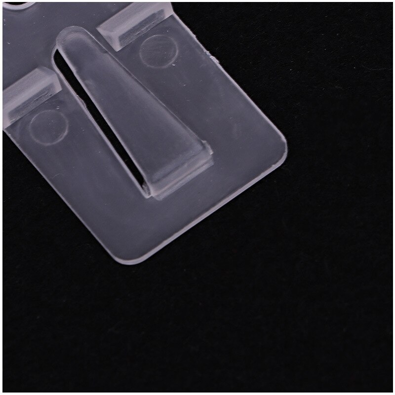 1pc 12 hanging snack display plastic hanger supermarket hook waterproof hanging PVC retail merchandise clip strip