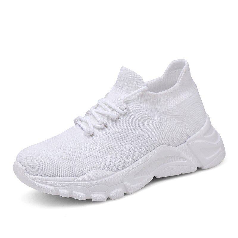 Tennis Shoes for Women Stability Athletic Sneakers Tenis Para Mujer Femme Calzado Deportivo Mujer Tenis Feminino White Gym Shoes: White / 4