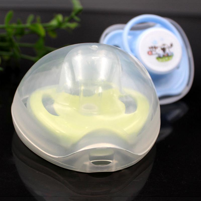 Portable Infant Newborn Baby Pacifier Case Box Nipple Shield Case Pacifier Holder Storage Box Pacifier Holder Case Chupete Bebe