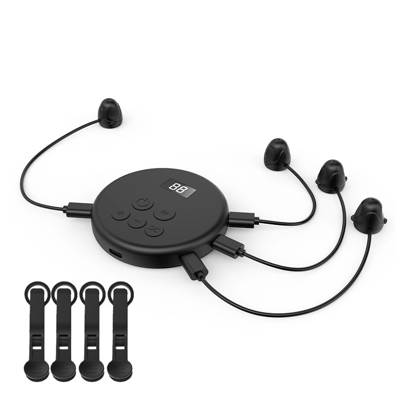 Dispositif universel d&#39;auto-clic pour écran de téléphone portable, Simulation physique, clic du doigt, jeu Tiktok, clic continu pour ios android iPad Pro Mini iPhone Samsung XIAOMI HUAWEI Redmi Poco Realme oppo oneplus: 4 clicker