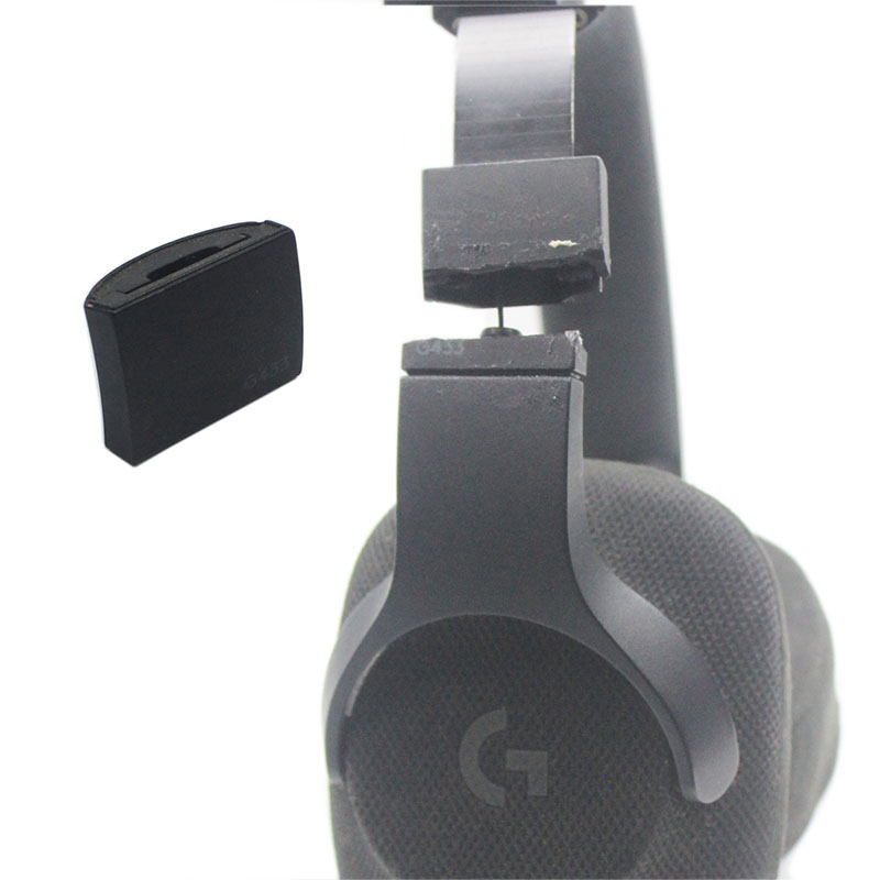 Ersatz-Kunststoff-Scharnier-Schwenkteile für Logitech G433 G233 Wired Gaming Headset, gebrauchte Teile