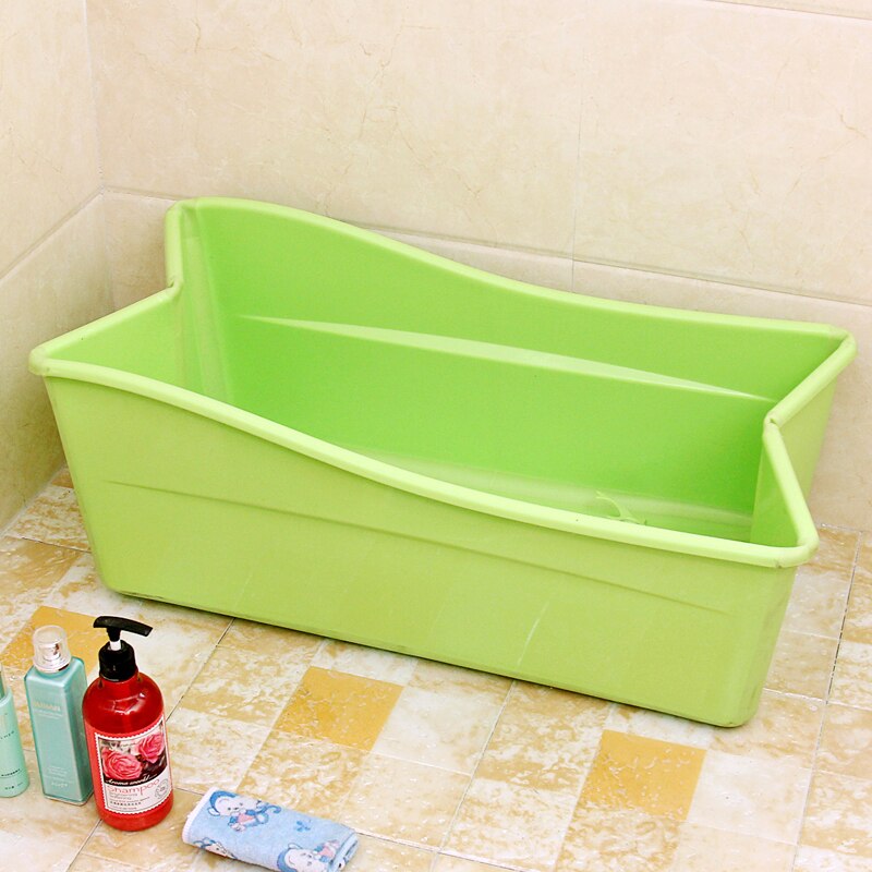 Bañera plegable de plástico para niños y bebés, material de seguridad, rosa, azul, PP + TPE, 77,5x41x29,5 cm