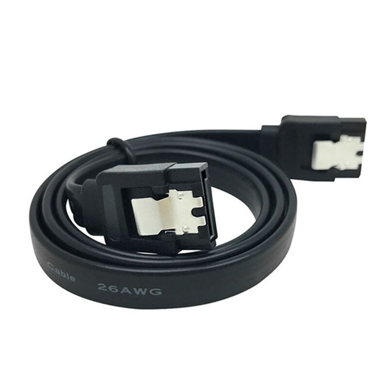 Serial SATA 3 Data HDD Hard Disk Drive Signal Cable Black Straight High Speed ​​40CM Sata3.0 Solid State Hard Disk: Default Title