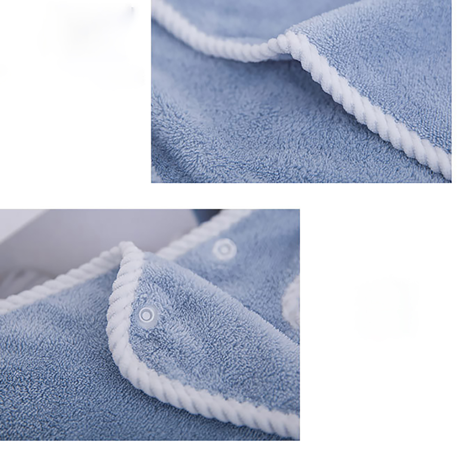 Coral fleece bathrobe, ladies, with pockets, absorbent, fluffy and warm