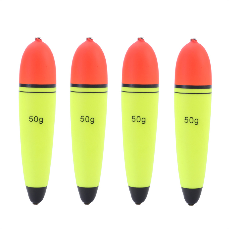 4 pz 10g-120g Schiuma Galleggiante Da Pesca Galleggiante Galleggiabilità EVA Elastico Boya Galleggiante Da Pesca Pesca Alla Roccia Bobber Flotador Peche Boia Affrontare: Rosso