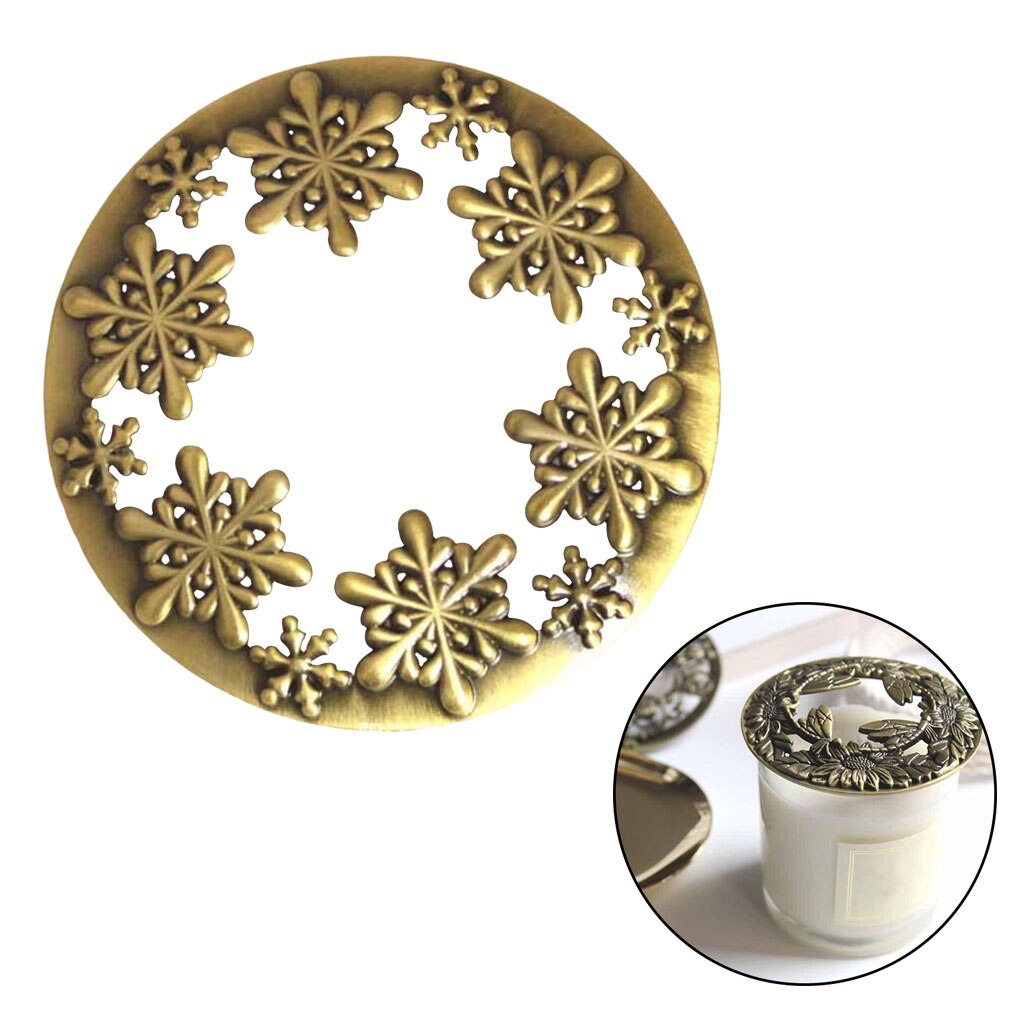 Exquisite Zinc Alloy Candles Topper Candle Sleeves Accessories Home Decor