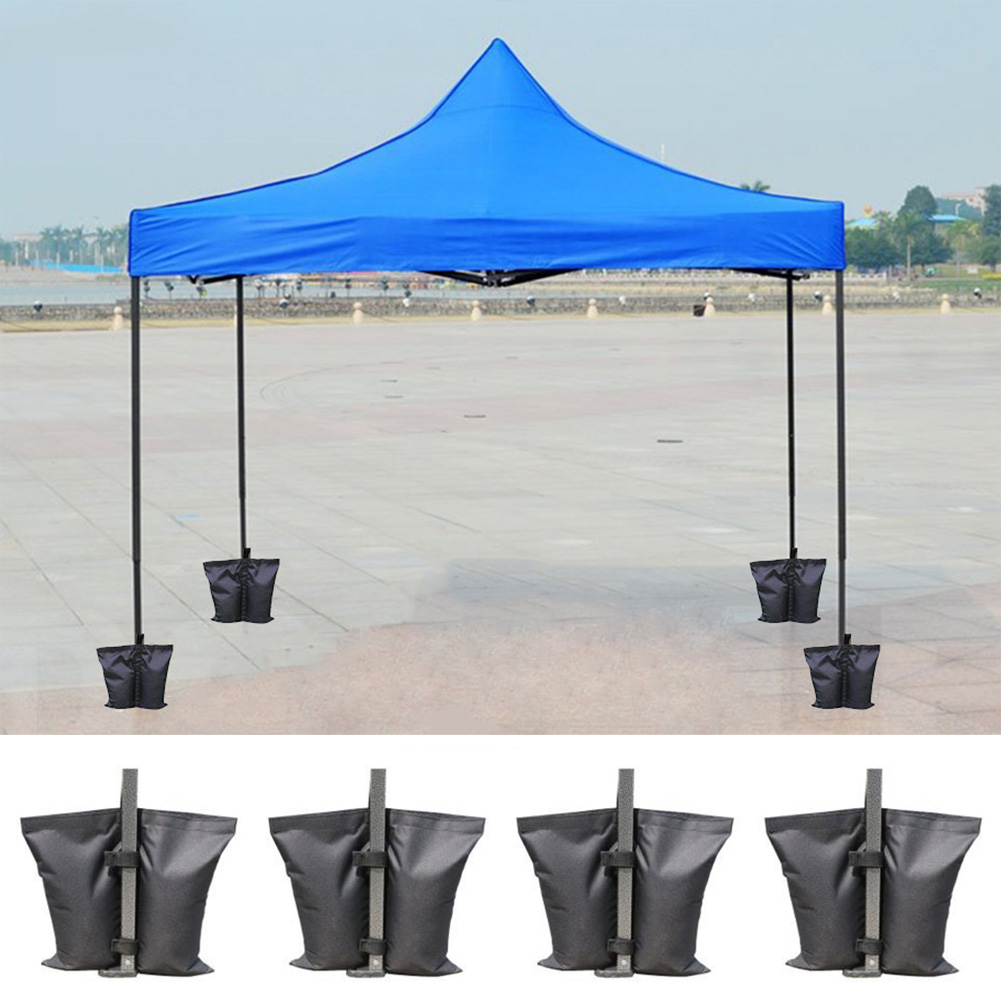 4Pcs Luifel Zand Tas Houder Paraplu Instant Voeten Oxford Outdoor Tent Stand Camping Zon Onderdak Gewogen Waterdichte Bevestiging