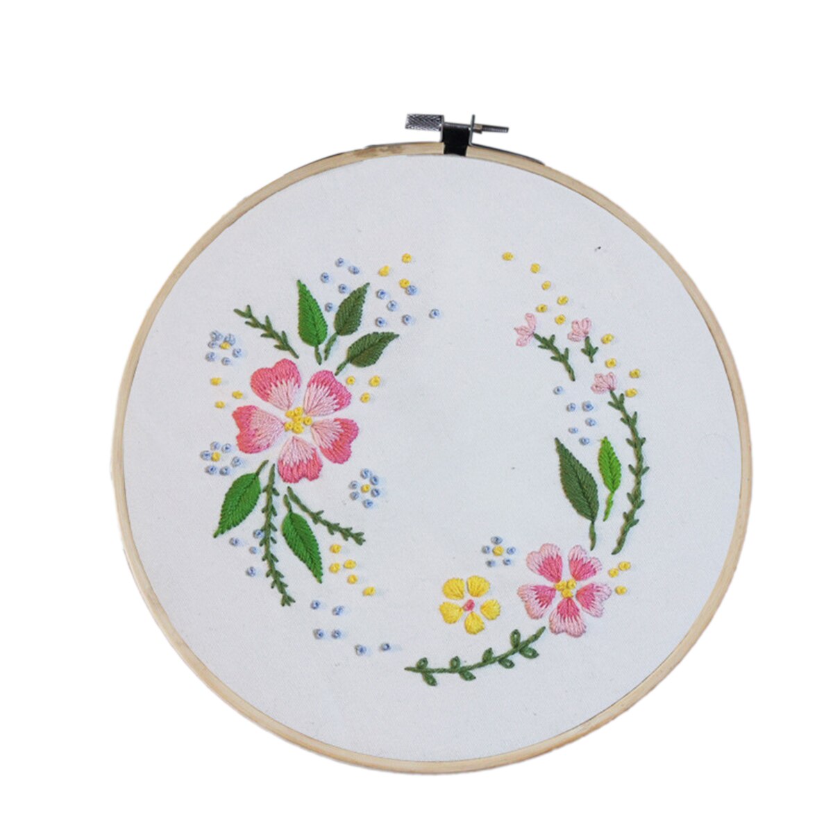 Handcraft Traditional Embroidery Tools Set Sweet Style Flower Grass Leaf Plant Pattern DIY Suzhou Embroidery Supplies Kit: 4