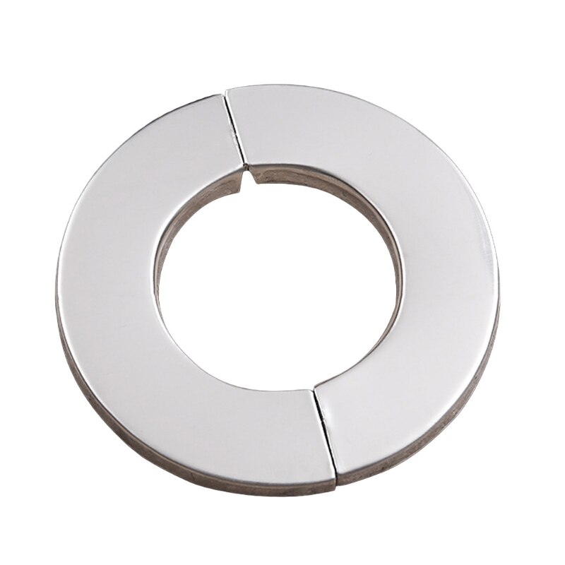 Wall Split Flange Stainless Steel Round Escutcheon Plate Water Pipe Wall Covers fit for Kitchen Faucets Sinks Toilets 29EA