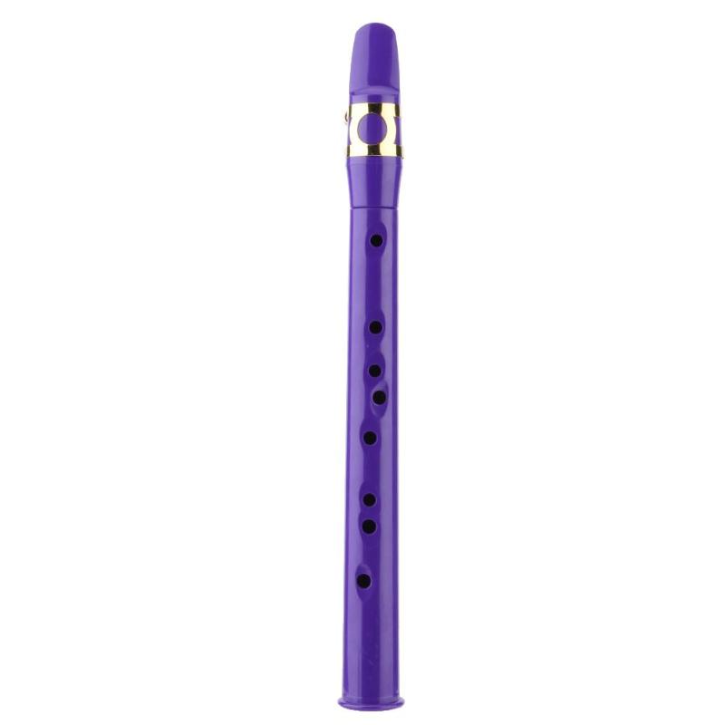 Mini Portable Pocket Bb Saxophone Sax Woodwind Instrument with Carrying Bag: purple