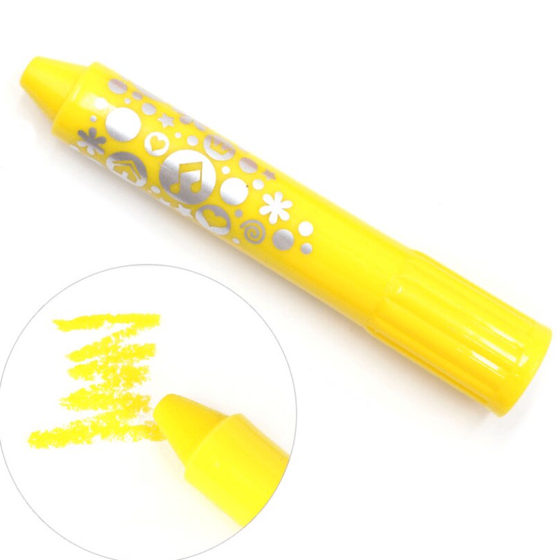 Washable Magic Marker Pen Oil Painting Stick Rotating Crayon Water-soluble Kindergarten Graphic Art Material: 2