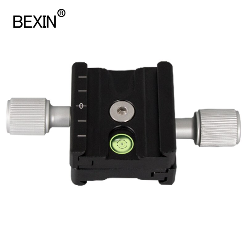 Double sided qr 50 camera clamp tripod quick release plate mount clamp detachable QR clamp for arca swiss plate dslr camera
