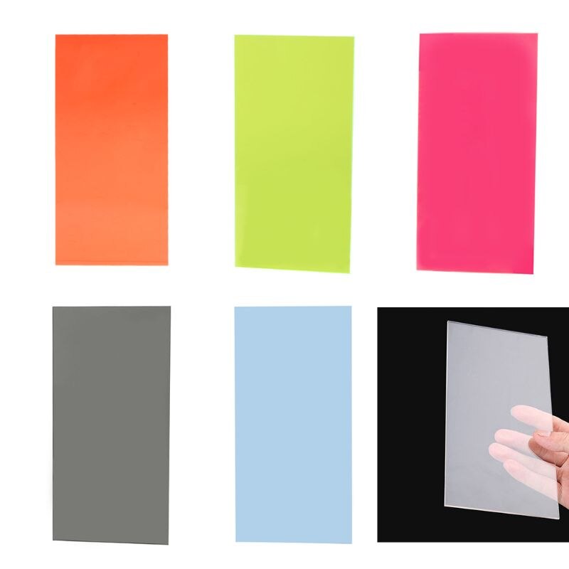 10*20 Cm Plexiglas Board Gekleurde Acrylblad Diy Speelgoed Accessoires Model Maken F1FC