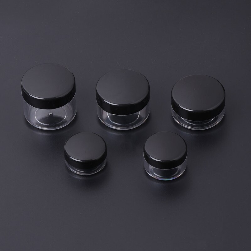 Makeup Jar Mini Sample Bottle Travel Cosmetic Pot Face Cream Container Nail Box 425D