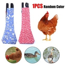 Fralda para pets, formato em v, pato, galinha, pombos, aves domésticas, fralda, roupa de fazenda, design de arco com faixa elástica, suprimentos de fazenda