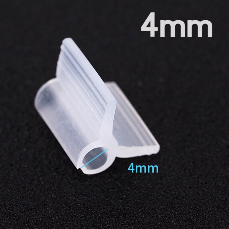 Clip para Injerto de plantas, macetas de plástico para jardín, tomate, flores, horticultura, 100 Uds.: 4mm