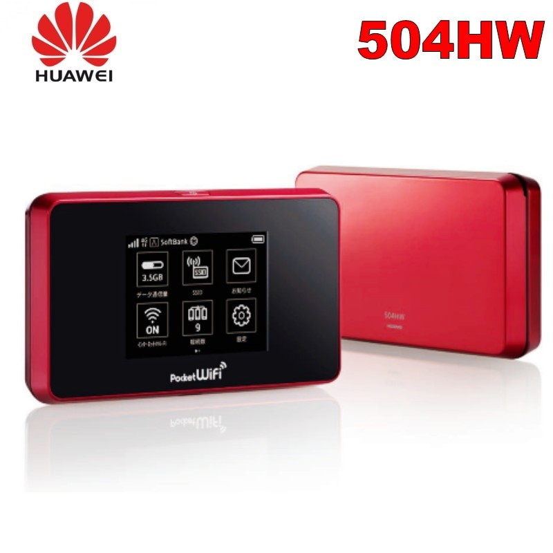 Unlocked Huawei Pocket 504hw 4G LTE Wifi Router With Sim Card Slot