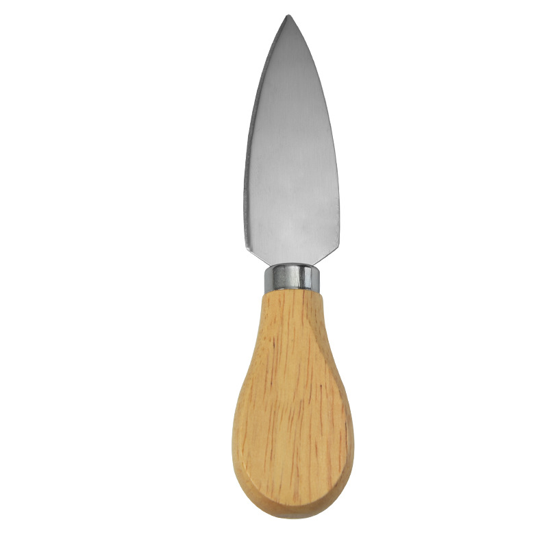 Stahl Edelstahl Käse messer mit Bambus Holzgriff Küche Backwerk zeug Slicer Cutter 1 Stück Bambus Küche: Armee Grün