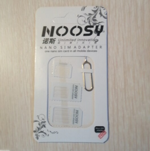 Nano Micro Sim Adapter 5-In-1 Metalen Card Case Mobiele Telefoon Card Sleeve Kleine Kaart Om Grote card Slot Restorer Standaard Sim-kaart: 4 in 1 white