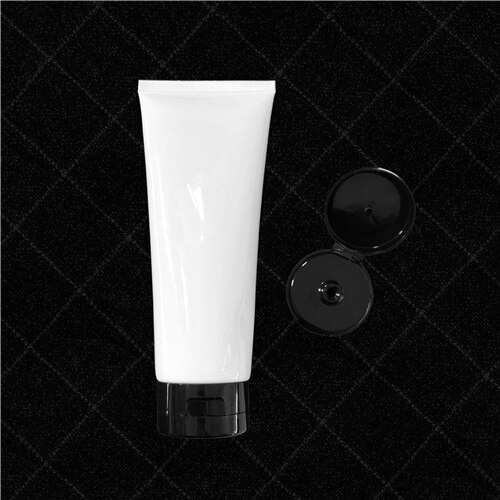 Empty 200g White Squeeze Bottle Cosmetic Container 200ml Face Lotion Hand Cream Packaging Plastic Refillable Tube: 5