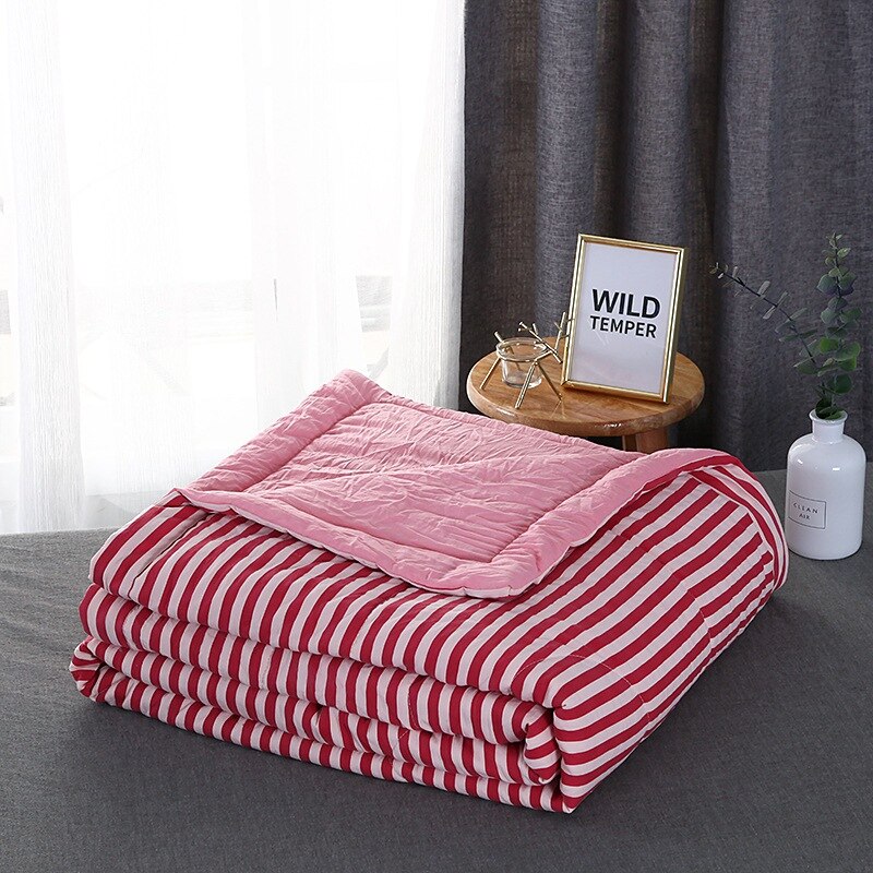 Water-Wasbaar Katoen Zomer Quilt Machine-Wasbaar Airconditioning Quilt Enkele En Dubbele Zomer Quilt