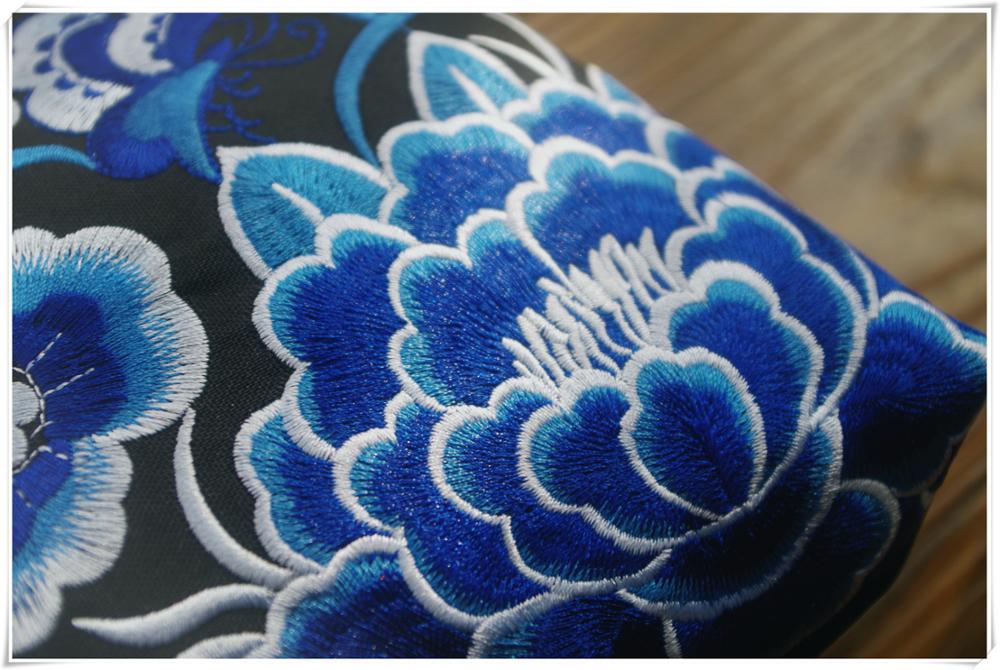 Angelatracy vintage grande generoso flor pássaro azul tradicional boca pacote de ouro dia embreagem metal quadro boca ouro bolsa