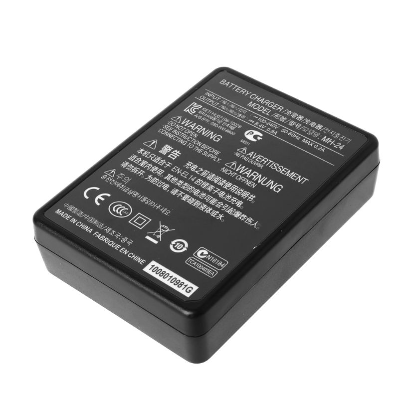 Portable MH-24 Camera Battery Charger for Nikon En-el14 P7100 P7000 D3100 D5200 D5100 D3200 D3300 D5300 P7000 P7800 MH-24 Lithiu