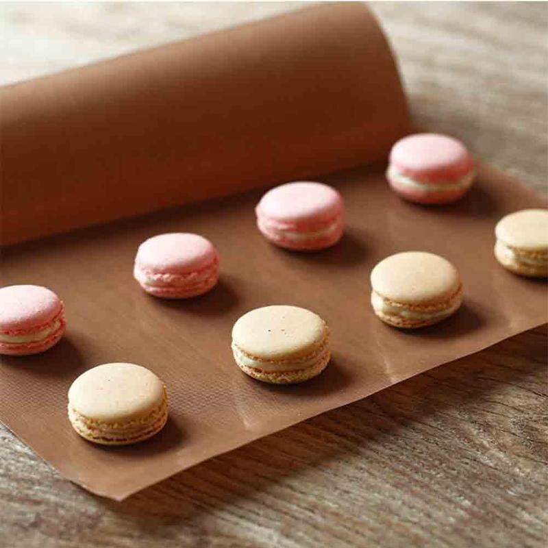 Reusable Baking Mat High Temperature Resistant Teflon Sheet 30x40cm Pad Oilpaper Heat-Resistant Pastry Non-stick Baking S9T4