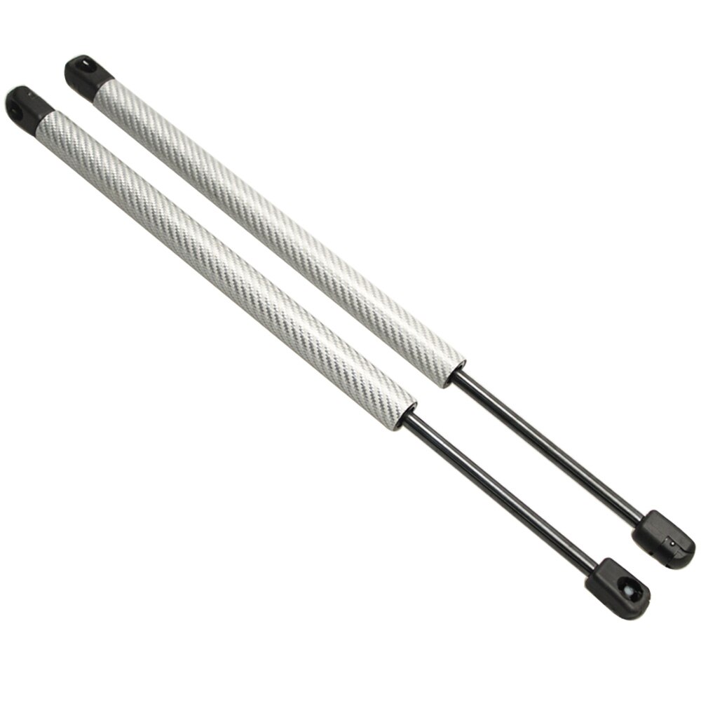 2 uds Auto maletero Gas puntales amortiguador elevador soporta fibra de carbono para Citroen C5 MK1 Hatchback 2001-2004: Carbon Fiber Silver