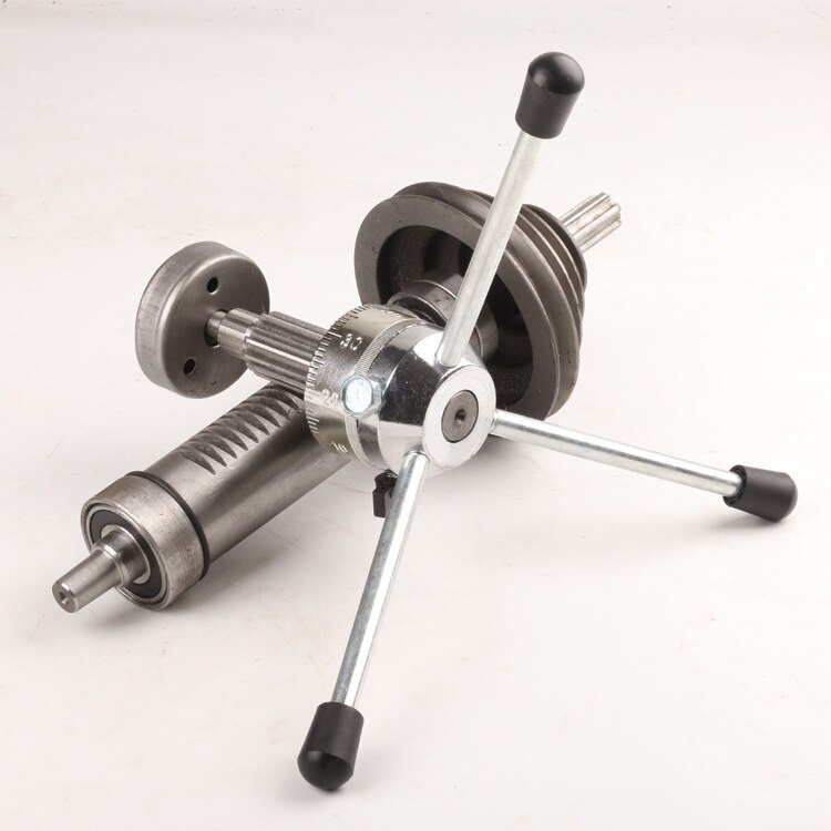 16MM bench drill main shaft assembly, bench drill accessories spring, main shaft, sleeve, drive shaft, spline sleeve, gear shaft: Green