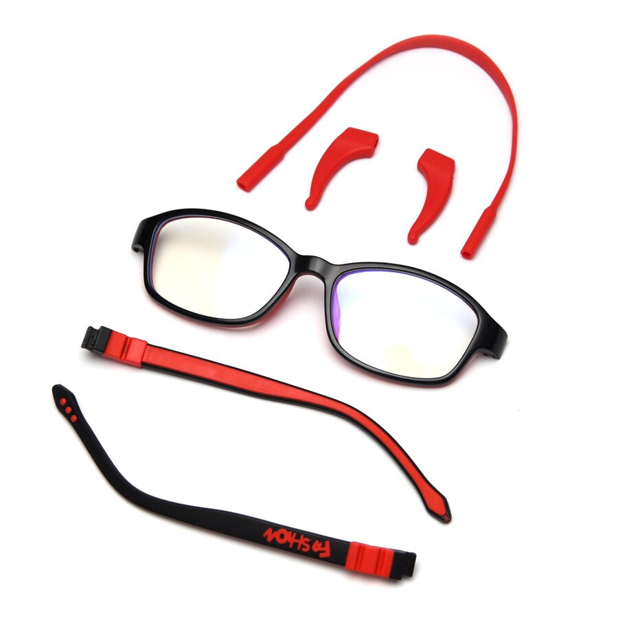 Anti-blue light Kids Silica Gel Glasses Frame Children Optical Spectacle Frame Glasses for Sight Eyeglass Lunettes De Vue