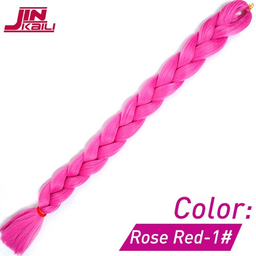 165g Synthetic Braiding Hair Single Ombre Color Glowing For Hair Synthetic Hair Extension Twist Jumbo: T1B/613
