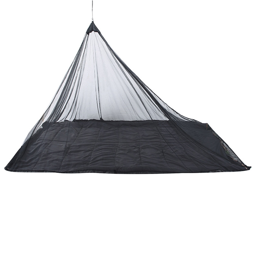 Pyramid Tent 2 Colors Sturdy Mosquito Net Hanging Camping Tents Travel Practical Tent Set Shelters Triangular Screen Tent