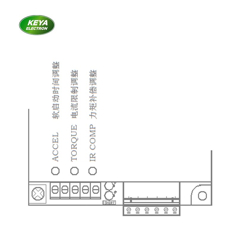 180v 220v PWM DC Controller 4A for PMDC Motor