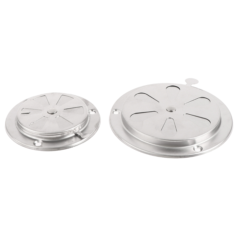 Grille d'aération réglable pour barbecue, 95mm, 125mm, conduit rond, grilles de ventilation, poêle accessible pour fumoir