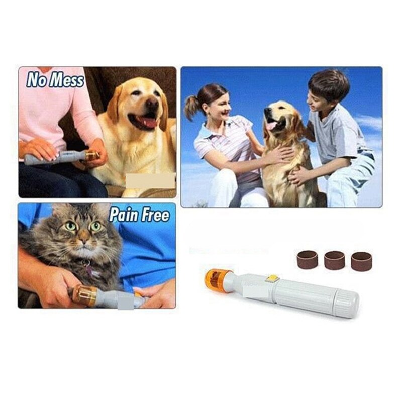 Vernis à ongles électrique pour animaux de compagnie, fournitures pour chats et chiens