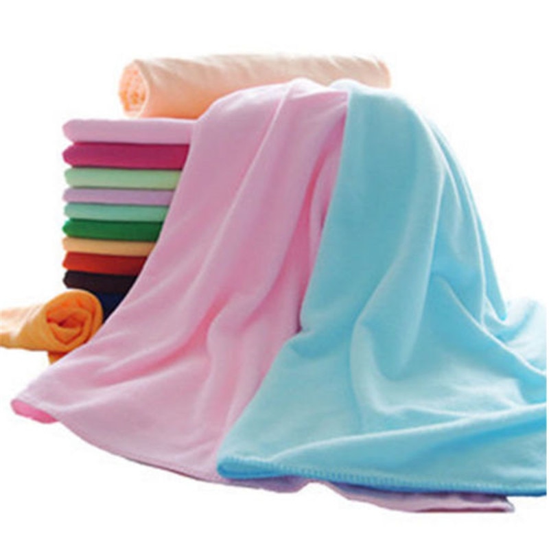 70 x 140cm mikrofiber resehandduk absorberande fiber strandtorkande tvättlapp dusch badkar dusch mikrofiber resehandduk