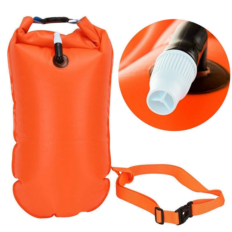 Newly Water Sports Safety Swimming Device Safety Swimming Floating Inflated Buoy Flotation For Pool Open Water Sea Swim Air Bag: Default Title