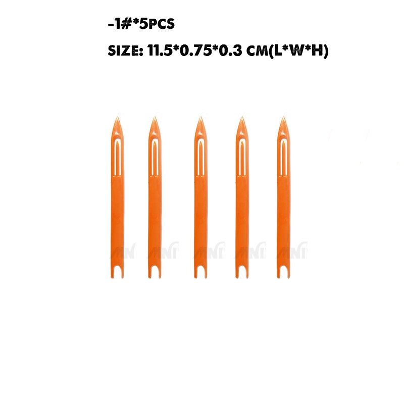 MNILOID 8pcs/lot Fishing Net Needle Repair Net Line tool Shuttles Mending Weaving Repair Netting Needle Fishing nets accessories: -1 size 5pcs