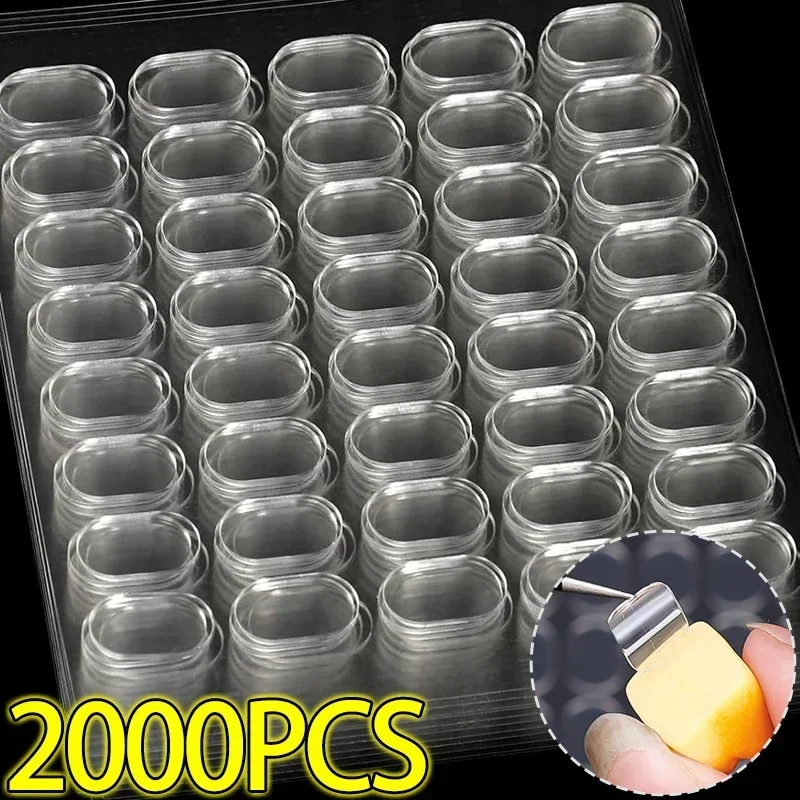 100/2000x doppelseitiges Klebeband, Punkte, Poster, klarer Kleber, ovales Klebeband, keine Spuren, Puppenfuß, fester Aufkleber, wasserdicht, für DIY-Handwerk