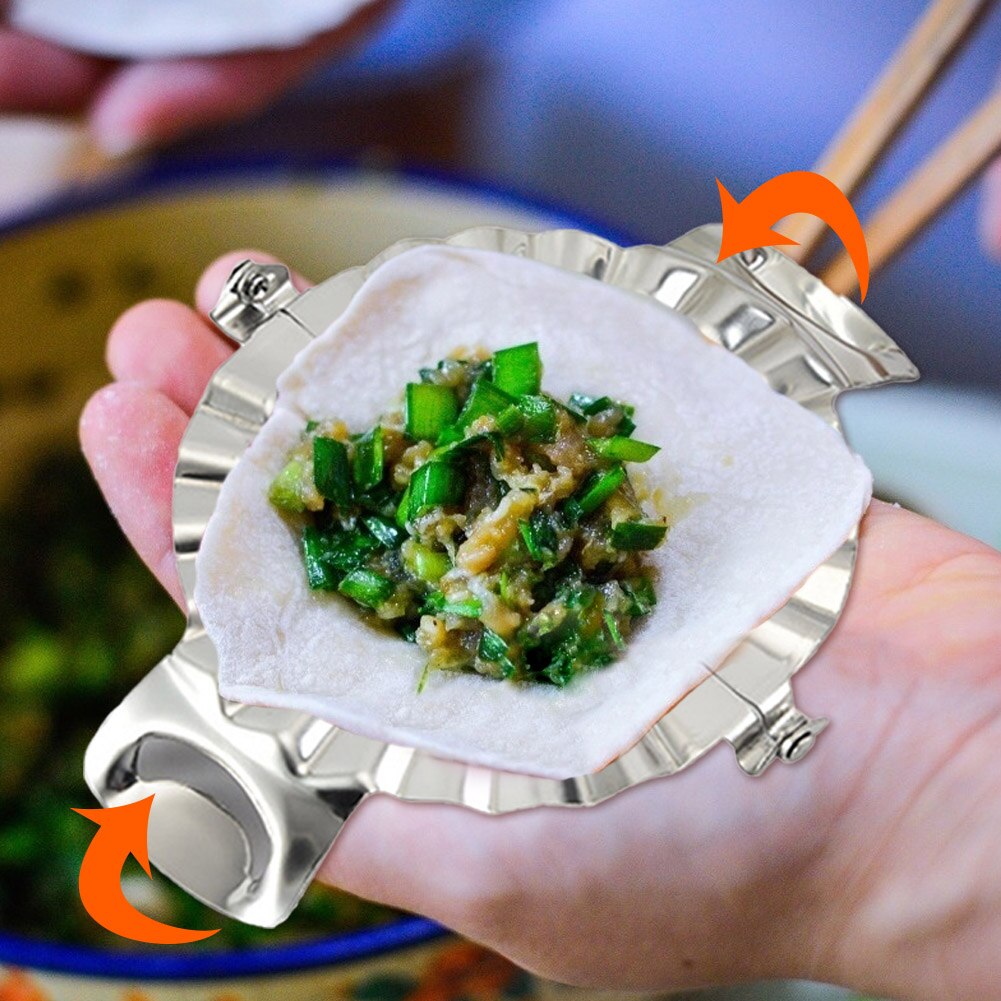Jiaozi – fabricant manuel de ravioles, artefact en acier inoxydable, emballage de raviolis, moule de cuisine, bricolage, pâtisserie, Gadget