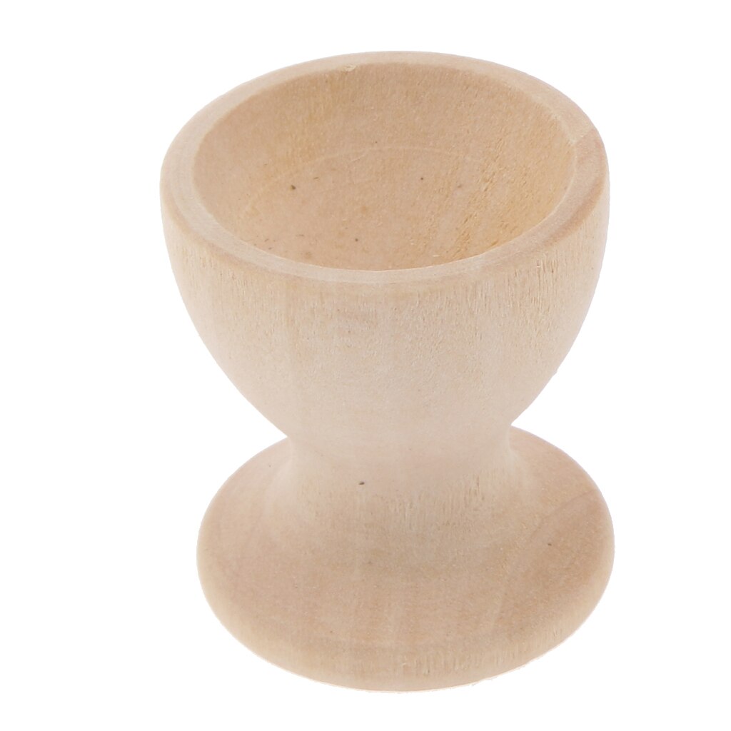 Set Van 5 Eieren Ei Ei Houder Ei Houder Eieren Stand Houten Accessoires-